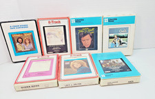 Lot Of 7 Country Old Genre, 8 Track Tapes, Tested Working