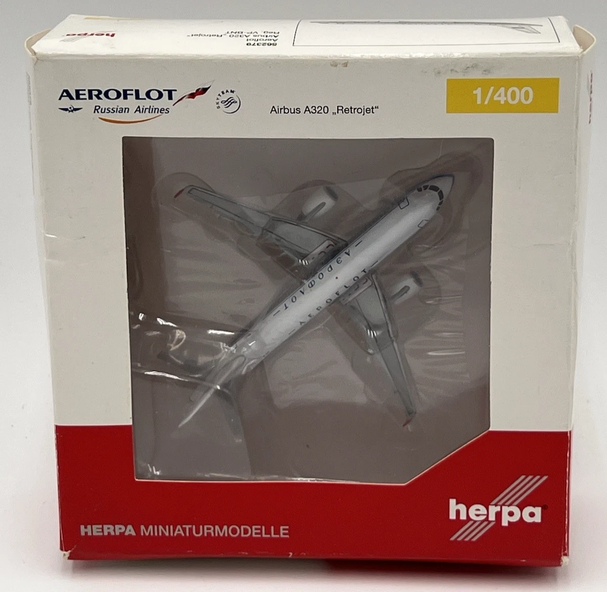 Herpa 1:500 Airlines Aeroflot Russian International Airbus Wings