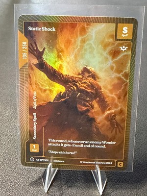 Static Shock #A1-377 Wonders of the First Existence OCM 135/250