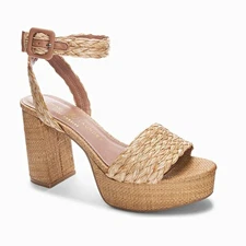 Chinese Laundry Truett Women's Ankle Wrap Platform Sandal Size 10 (MSRP $90)