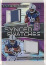 2018 Panini Spectra Neon Pink Prizm 11/15 Daurice Fountain Nyheim Hines #7 no9