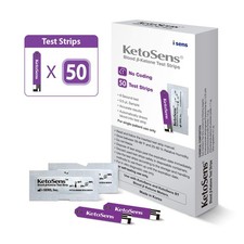 KetoSens Blood Ketone Test Strips - Ideal for The Keto Diet and Ketosis Monitor