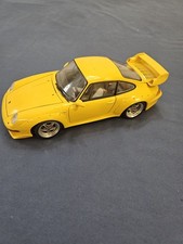UT Models 1:18 Porsche 911 993 GT2 Yellow #27832 Diecast Model Car No Box