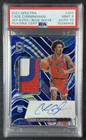 CADE CUNNINGHAM PSA 9 2021 PANINI SPECTRA #203 ROOKIE PATCH AUTO BLUE WAVE 24/30