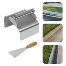 Concrete Curb Trowel Edger Landscape Curb Trowel Kraft Tool with Putty Knife