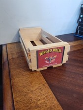 Vintage Napa Valley Box company 12 slot Cassette tape crate