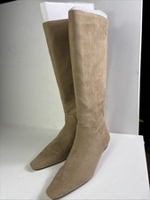 Loft Tall Flat Suede Boot Missy sz 9.5 Mushroom New in Box