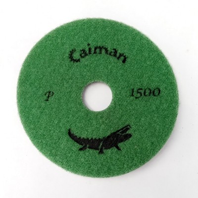 Caiman 15215 4'' Wet Polishing Pad Hybrid 1500 Grit