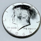 1964 KENNEDY HALF DOLLAR BU/ UNCIRCULATED 90% SILVER MINT STATE PLUS #5960