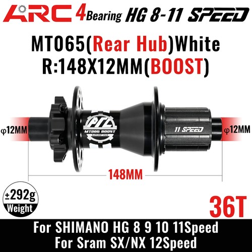 MTB Bicycle Hub Boost 32 Holes 36T/54T Ratchet Disc Brake 8 9 10 11 12 Speed - Picture 19 of 48
