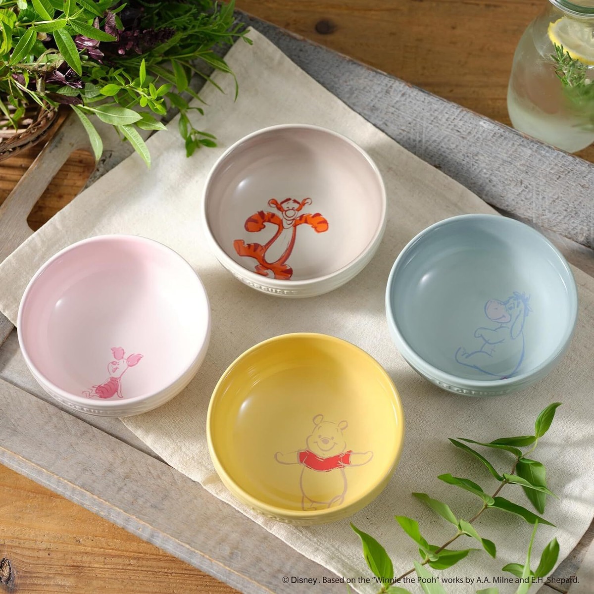 Le Creuset Winnie the Pooh / Leger Dish 13cm (4 pieces) stoneware