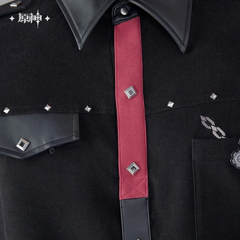 Camisa Oficial Honkai: Star Rail Wriothesley Ocio Anime Camisas Mangas Largas Foto 4 de 4