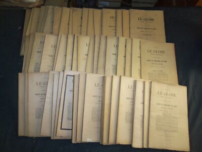 1880-1899 LE GLOBE JOURNAL GEOGRAPHIQUE-BULLETIN & MEMOIRES LOT OF 50 - WR 688B