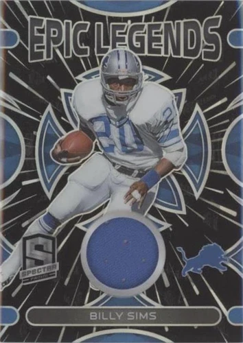 2023 Panini Spectra Billy Sims #ELM-BSI