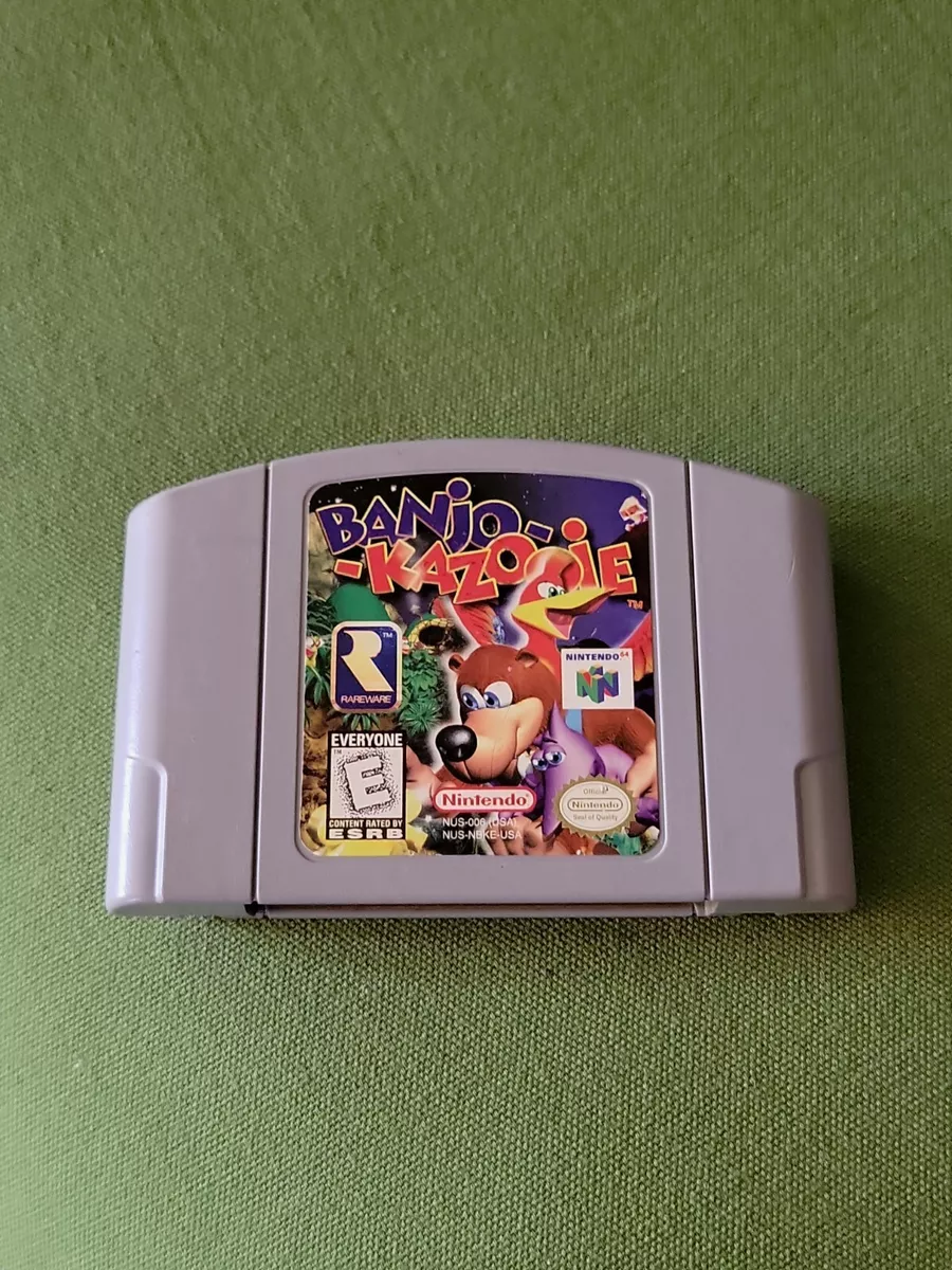 N64 Banjo-Kazooie Nintendo 64 Game Authentic Cartridge Only Tested