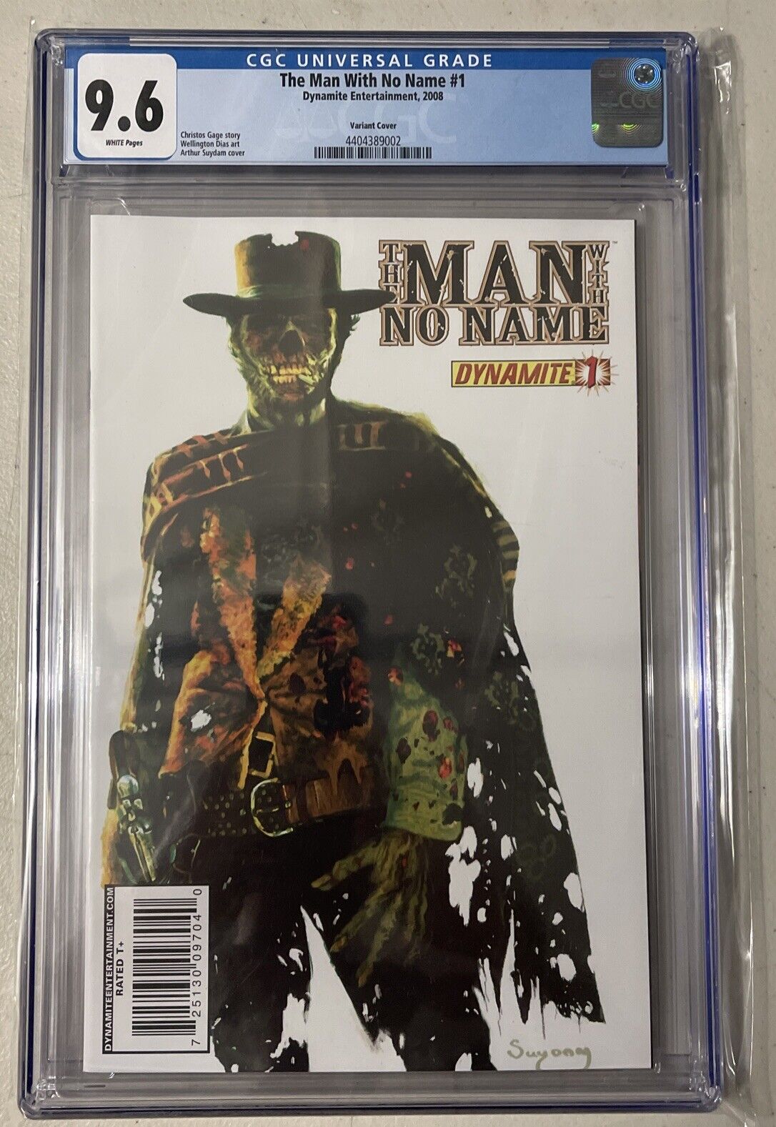 The Man With No Name 1 CGC 9.6 RARE Eastwood Zombie Suydam - Fallout Ghoul🔥💀