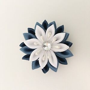 Japanese Kanzashi Flower Hair Clip Alligator Clip Made In Different Colors Ebay