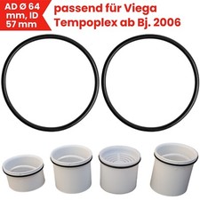 Tauchrohr Dichtung passend für Viega Tempoplex Duschablauf Dichtring O Ring Set