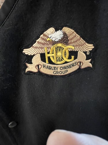 Harley Davidson Black Vest - Size Men's Xl Harley Owner’s Group HOG - Picture 12 of 12