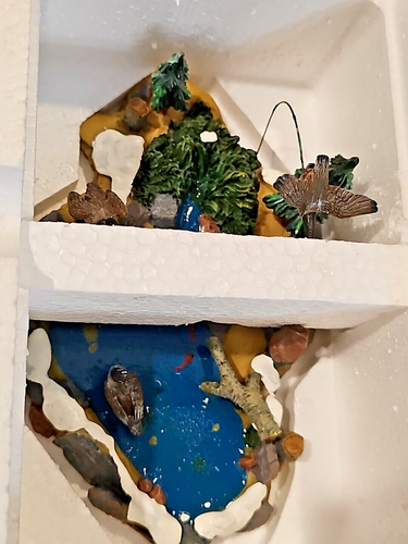 LEMAX Weihnachtsdorf Landschaften "Ententeich" Poly-Resin NEU - Bild 3 von 5