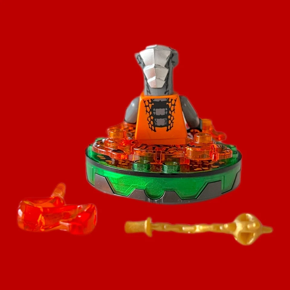 Minifigura genuina Lego Ninjago 9591 Snike con mayal con púas Foto 2 de 4