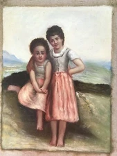 Girls Oil Painting 12 x 16 inches #33