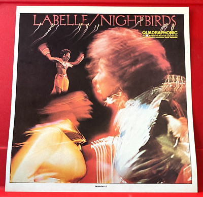 LaBelle Nightbirds Album Cover Art PICTURE/PRINT 11''x 10.5'' Patti/Nona Hendryx