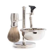 White Shaving Set