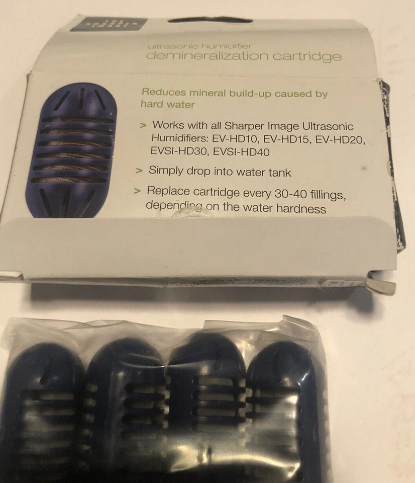 Sharper Image Humidifier Cartridges EV-HDDC4-6CTM Ultrasonic Demineralization - Image 4 of 4