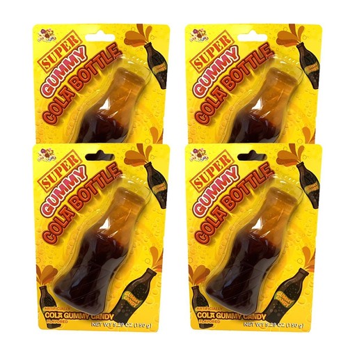 Cola Bottle Super Gummy Cola Bottle Alberts (4 Count) Free Shipping
