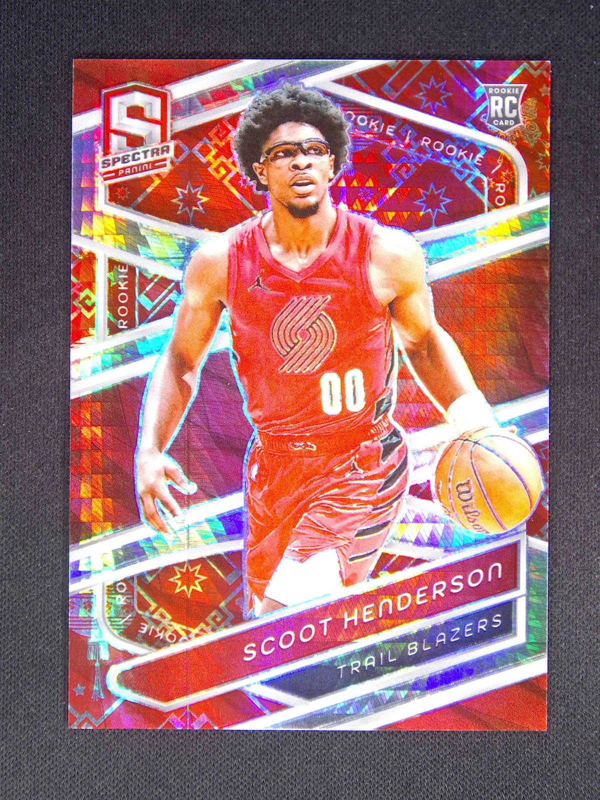 2023-24 Panini Spectra Scoot Henderson #142 RC Rookie Lucky Envelopes /8