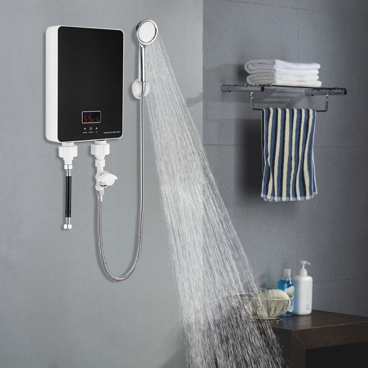 6000W Tankless Water Heater Electric Water Heater for bathroom