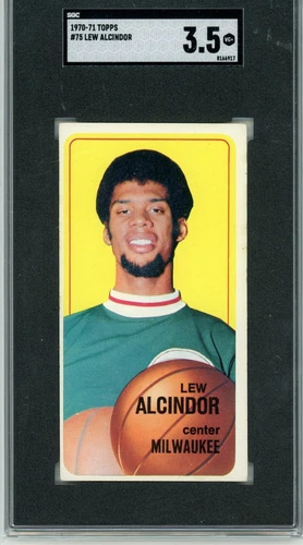 1970 Topps #75 Kareem Abdul-Jabbar SGC 3.5  Los Angeles Lakers "Lew Alcindor"