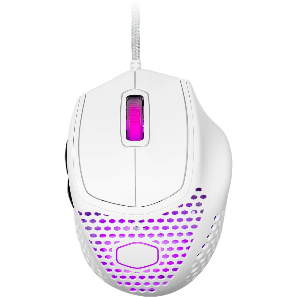 Cooler Master MM720 White Matte Mouse GAMING-GRADE OPTICAL SENSOR USB Wired - Image 2 of 4