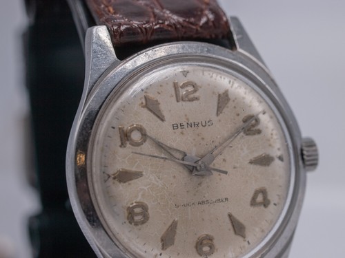 Benrus Men's 34mm 17j Watch DR2F1 Cal. Eta 2372 - Runs Well - Picture 2 of 15