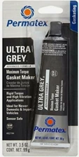 Permatex 82194 ULTRA GREY Rigid High-Torque RTV Silicone Gasket Maker 3.5 oz.