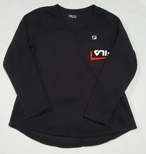 Fila Womens sweater black Polyster long sleeve warm