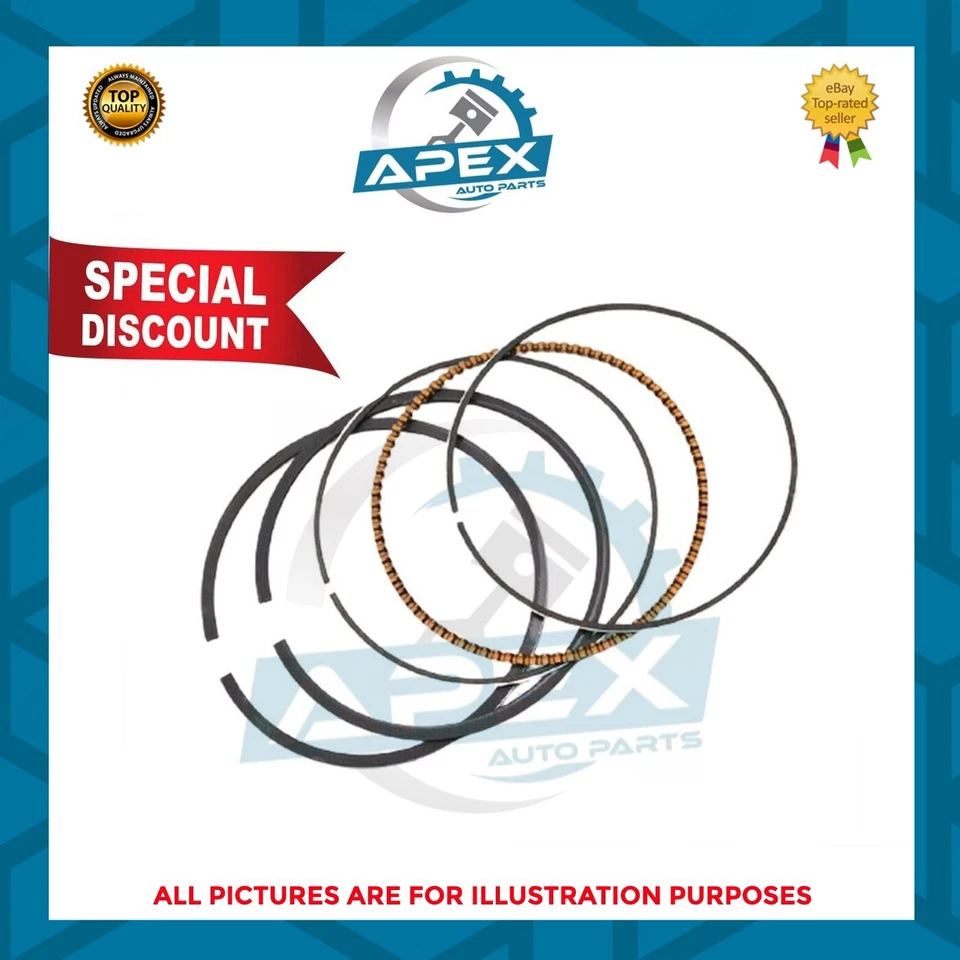 JUEGO DE ANILLOS DE PISTÓN BMW 125I 220I 320I 420I 520I 20I 40E N20B20A/B N26B20A X 4 UNIDADES Foto 3 de 3