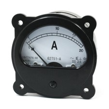 Einbau Amperemeter Einbauinstrument 0-20A AC Messinstrument Analog Messgerät