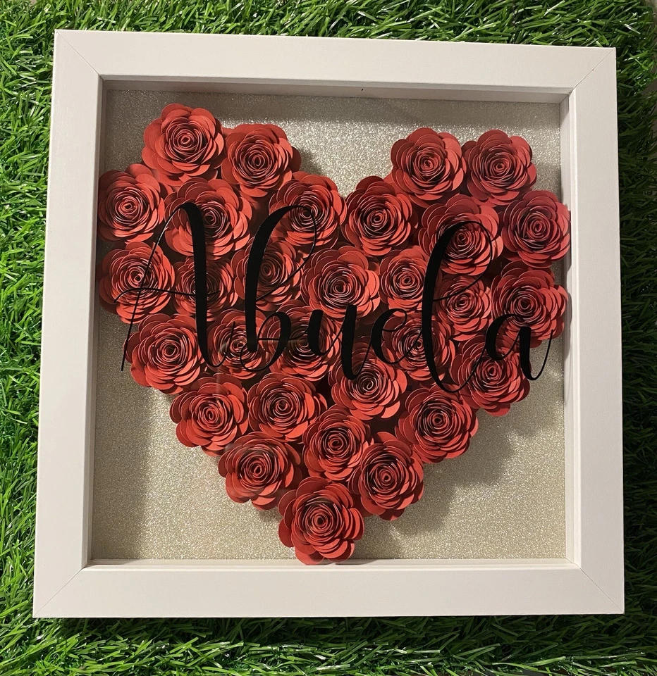 Mom, grandma, valentine's day gift personalized shadow box. - Image 2 of 2
