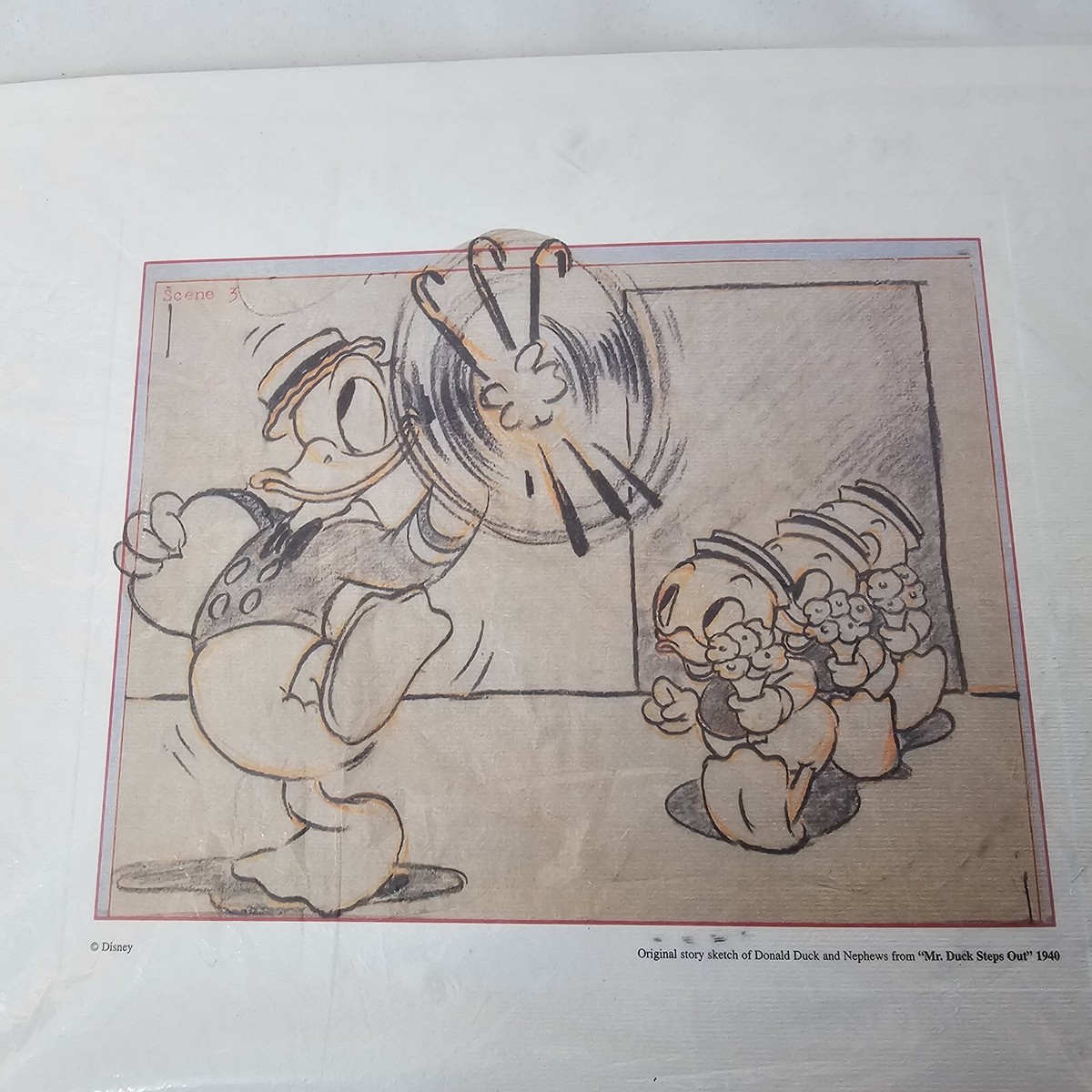 額装品/Mr. Duck Steps/ディズニー/ポスター/インテリア 額装品/Mr. Duck Steps/ディズニー/ポスター/インテリア Disney