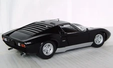 Lamborghini Race Car Classic Built Metal Custom Model Concept Carousel Black1:18