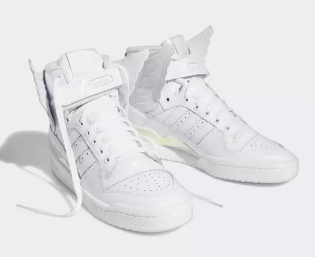 Adidas X Jeremy Scott Forum Hi Wings 4.0 Shoes 'Opal White' - IE6861