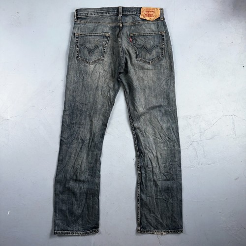 Levis 501 Vintage Y2K XX Straight Leg Jeans Blue Med Wash 34x34 Act 34x32 - Picture 18 of 18