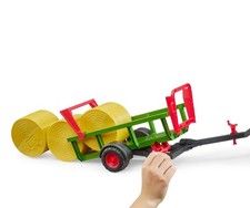 Bruder Spielzeug Anhänger Rundballensammler 02204 Hänger Ballen Neuheit 2026