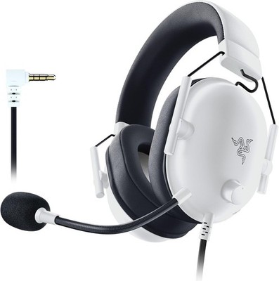 New Razer BlackShark V2 X White Edition Over-Ear Wired Gaming Headset Sealed Pkg