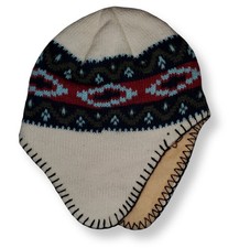 Boy's Winter Multi-Colored Ski Hat. One Size