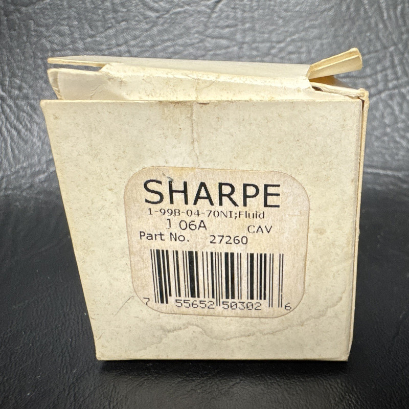 Sharpe Spray Gun Tip MPN 27260 w/ Gasket, Blue O-Ring, Gray/Blue