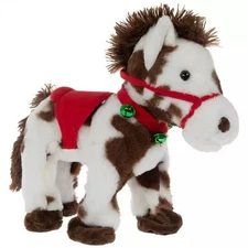 Hobby Lobby DanDee Spotted Christmas Animated Horse gallops, snorts, wiggles