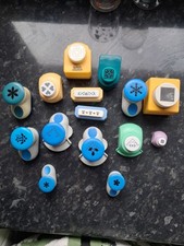 15 Assorted Hole Punches In Excellent Condition,  Fantastic For A Crafter